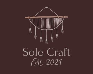 Handmade Macrame Tapestry logo design