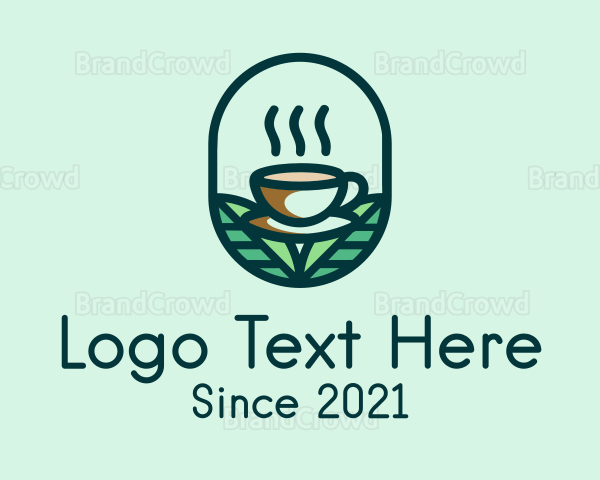 Minimalist Coffee Farm Logo