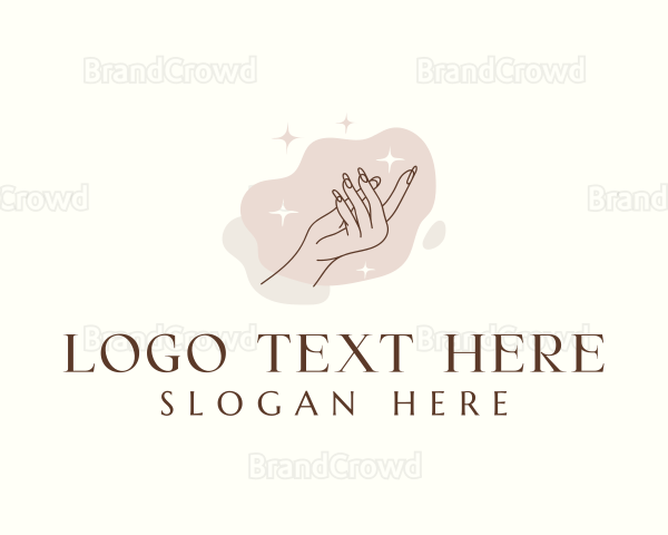 Beauty Hand Nail Logo