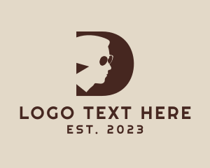 Event Styling - Man Salon Letter D logo design