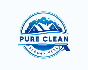 Pressure Wash Cleaning Hydro logo design