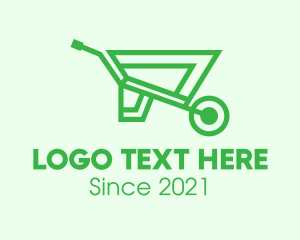 Cart - Eco Gardening Cart logo design