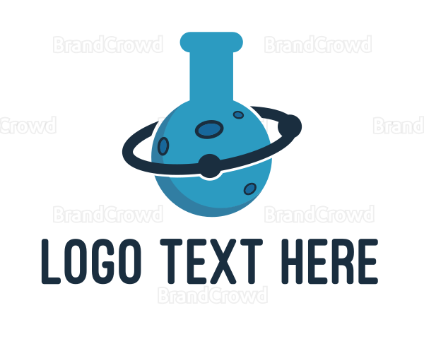 Lab Flask Planet Logo