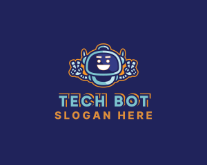 Mechanical Technology Robot logo design