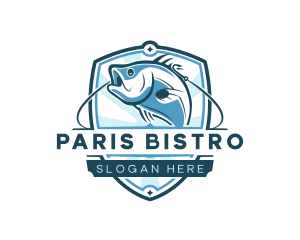 Fishing Hook Restaurant logo design