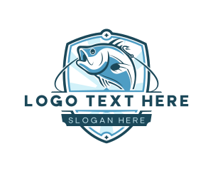 Swim - Fishing Hook Restaurant logo design