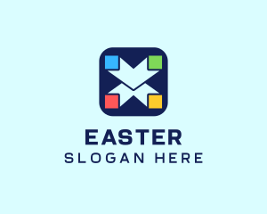 App - App Letter X logo design