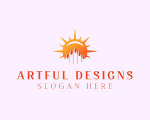 Sunny Nail Manicure logo design