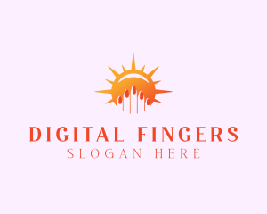 Fingers - Sunny Nail Manicure logo design