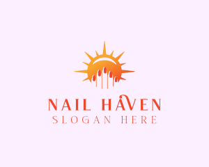 Manicure - Sunny Nail Manicure logo design