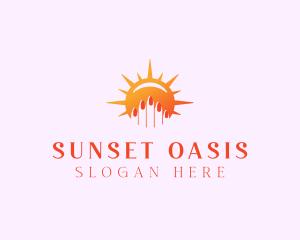 Sunny Nail Manicure logo design