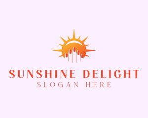 Sunny Nail Manicure logo design