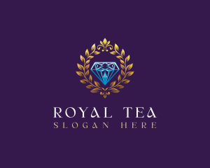 Royal Diamond Wreath logo design