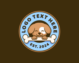 Veterinary - Pet Dog Bone logo design