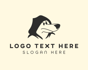 Fashion - Angry Cartoon Dog logo design