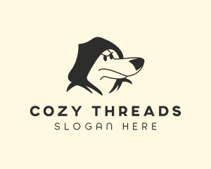 Hoodie - Angry Cartoon Dog logo design