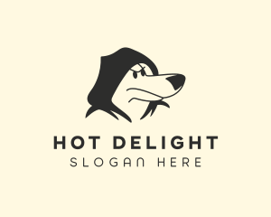 Angry Cartoon Dog logo design