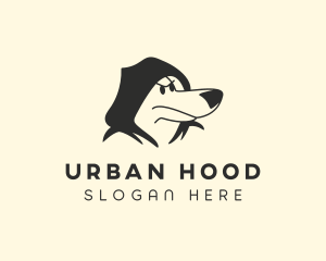 Hood - Angry Cartoon Dog logo design