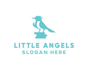 Sky Blue Little Bird logo design