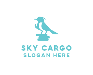 Sky Blue Little Bird logo design