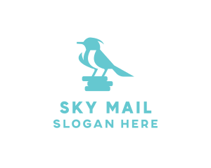 Sky Blue Little Bird logo design