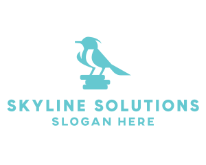 Sky Blue Little Bird logo design