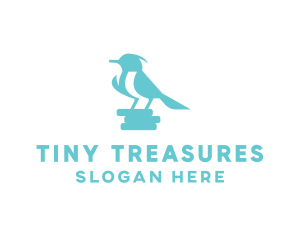 Small - Sky Blue Little Bird logo design