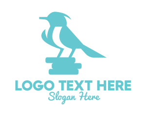 Tweet - Sky Blue Little Bird logo design