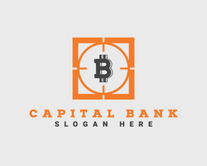 Bank - Digital Bank Cryptocurrency logo design