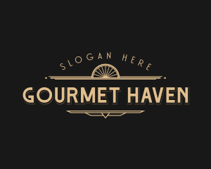 Art Deco Restaurant logo design