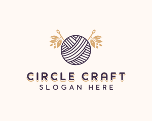 Handmade Yarn Crochet logo design