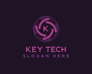 Technology AI Company logo design