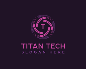 Technology AI Company logo design