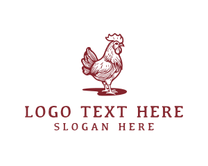 Chick - Rooster Chicken Fowl logo design