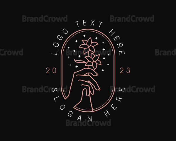 Flower Event Decorator Logo