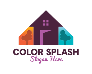 Colorful Family Home  logo design