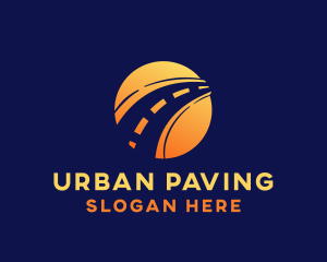 Pavement - Highway Pavement Road logo design