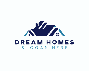 Real Estate - Real Estate House Roof logo design