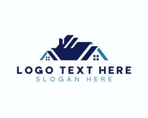 Villa - Real Estate House Roof logo design