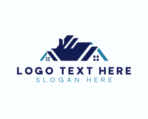 Real Estate House Roof Logo