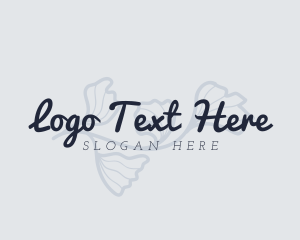 Feminine Cursive Floral  Logo