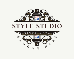 Hairstylist - Barbershop Haircut Groomer logo design