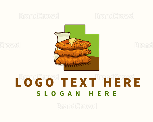 Utah Scone Food Logo