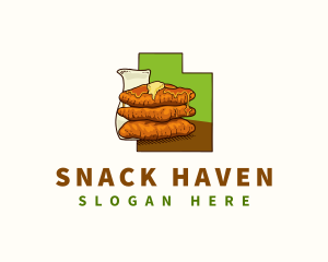 Utah Scone Food logo design