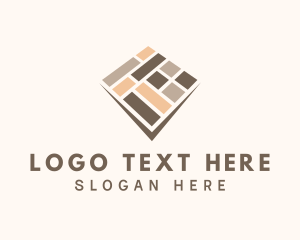 Flooring - Brick Floor Tile logo design