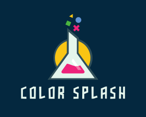 Flask Game Developer logo design