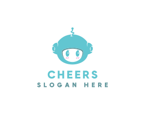 Educational - Cute Robot Tech logo design