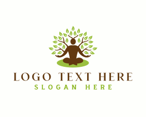 Lifestyle - People Tree Wellness Serenity logo design