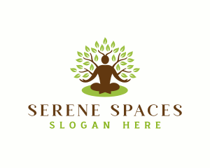 People Tree Wellness Serenity logo design