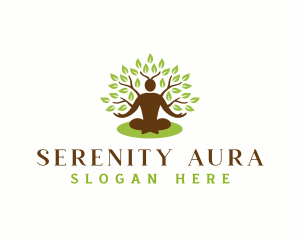People Tree Wellness Serenity logo design